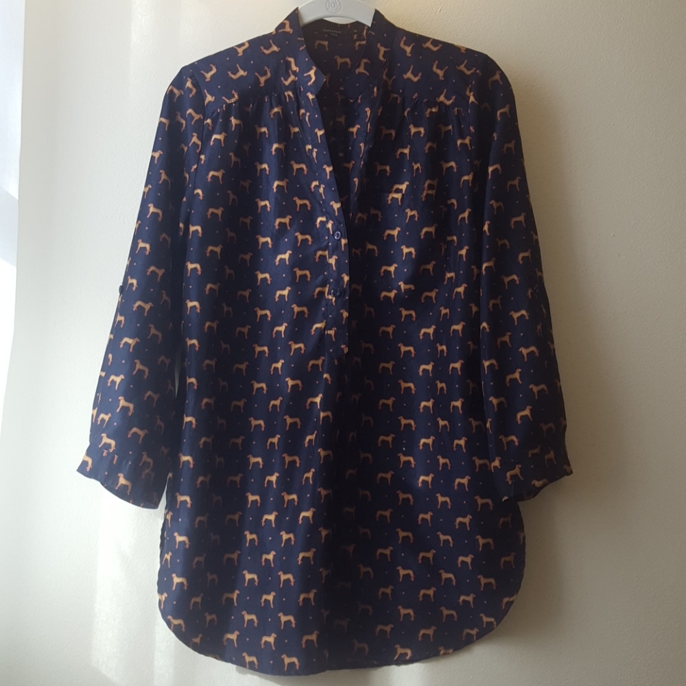 Modcloth / fun 2 fun Falling In Puppy Love Tunic